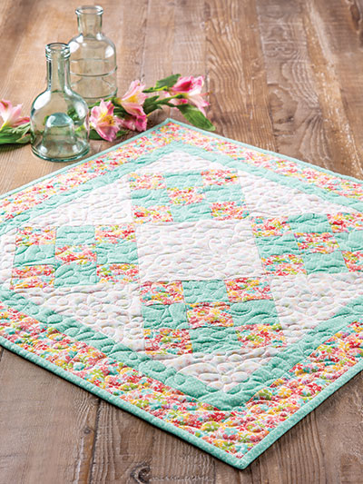 Tricolor Table Topper Sewing Pattern