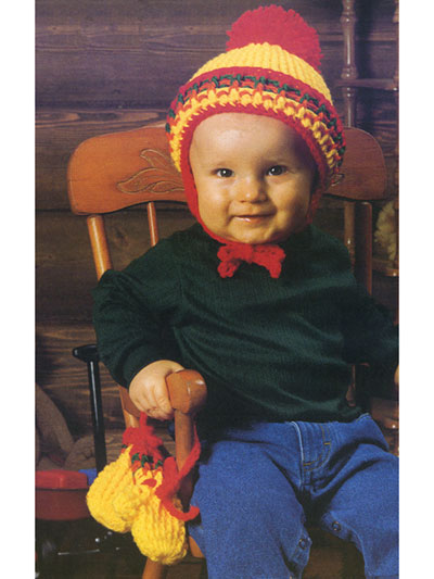 Baby Cap & Mittens Crochet Pattern