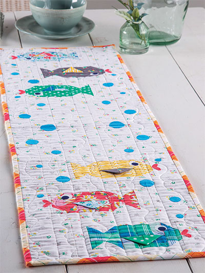 Tiny Bubbles Table Runner Quilt Pattern