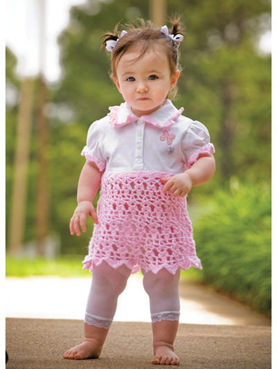 Sunday Pink Dress Crochet Pattern