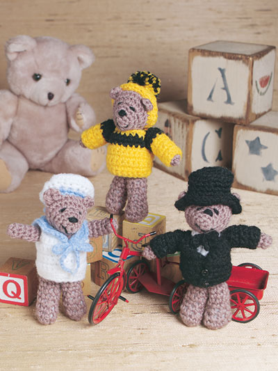 Dress-Me Bears Crochet Pattern