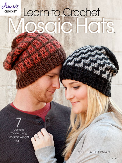 Learn to Crochet Mosaic Hats Pattern