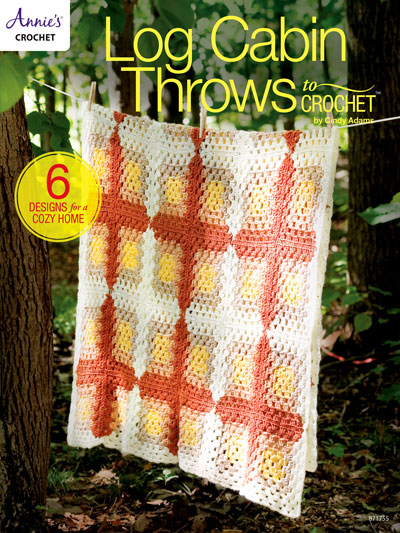 Log Cabin Throws to Crochet Pattern