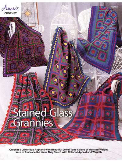 Stained Glass Grannies Crochet Pattern