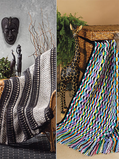 Easy Textured Afghans Crochet Pattern