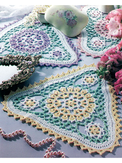 Patio Garden Doilies Crochet Pattern