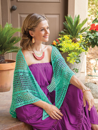 Jade Isles Shawl Crochet Pattern