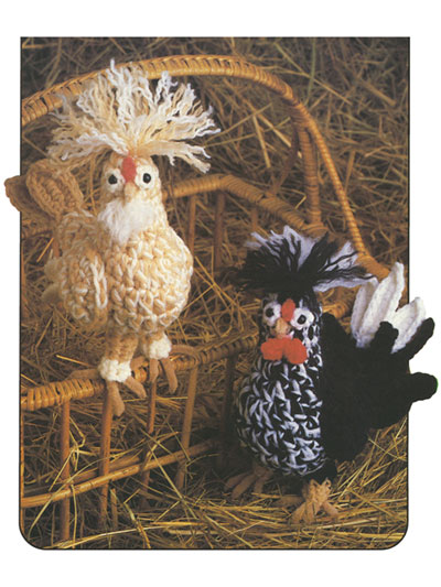 Farmhouse Chickens Crochet Pattern