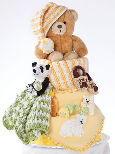 Bear and Bear and Bears Oh My Diaper Cake