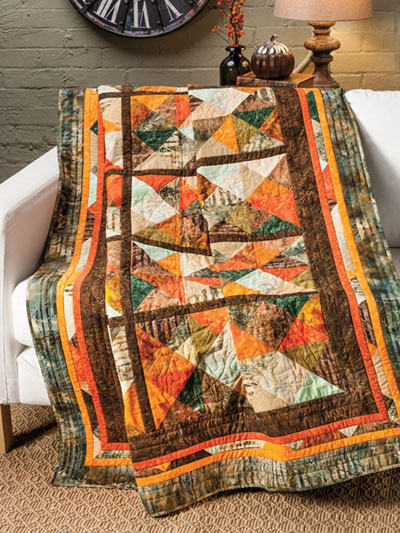EXCLUSIVELY ANNIE'S QUILT DESIGNS: Northwoods Sunset Quilt Pattern