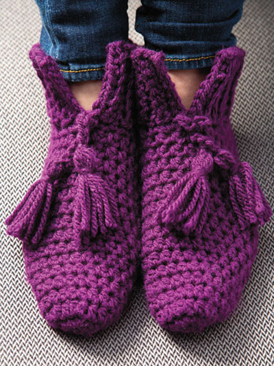 Cuffed Booties Crochet Pattern