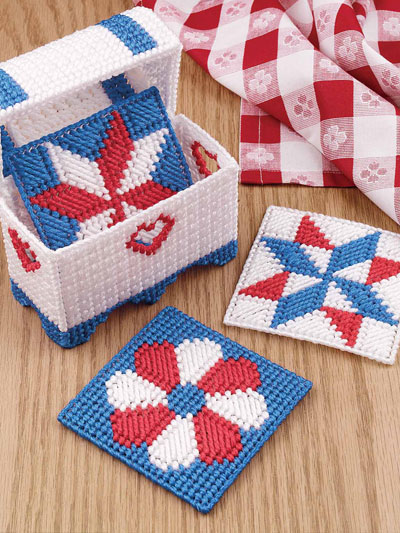 Patriotic Quilt Coasters