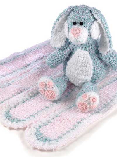 Crochet Bunny & Blanket