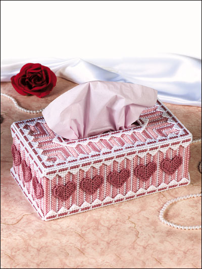 Valentine Hearts Tissue Topper