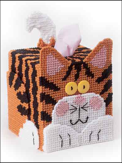Tiger Kitty Tissue Topper