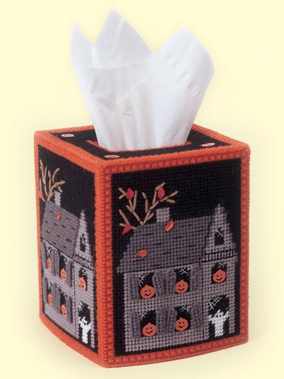 Haunted House Tissue Topper