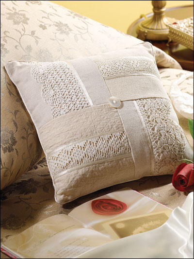 Lacy Patchwork Pillow