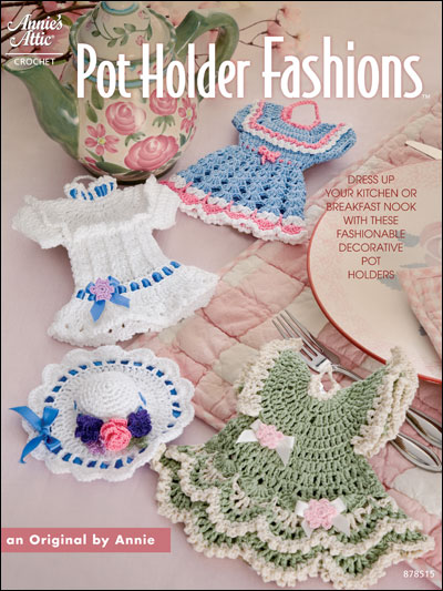 Vintage Crocheted Dress Potholders