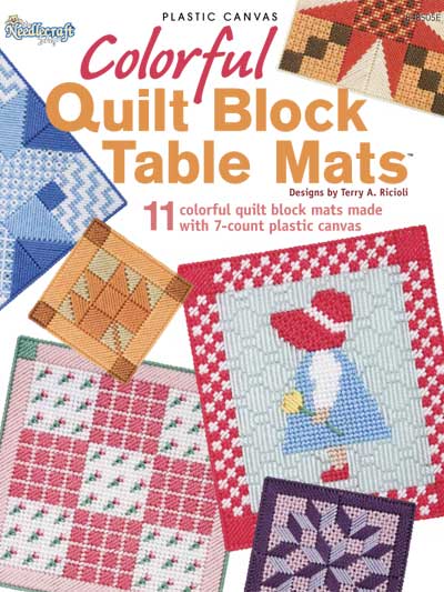 Colorful Quilt Block Table Mats