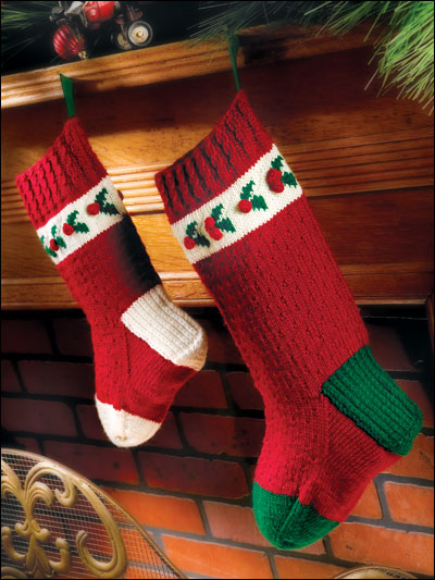 Holly Stocking Duo