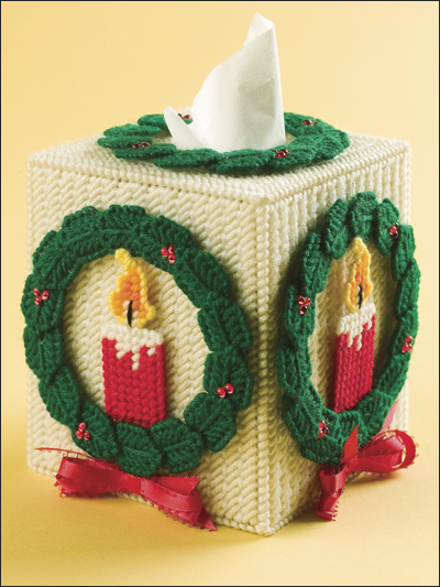 Christmas Candle Tissue Topper