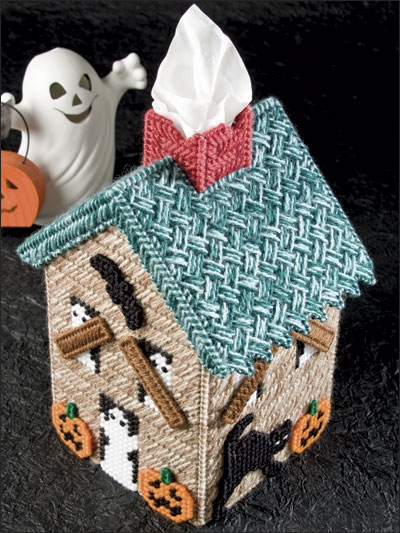 Spooky Cottage Tissue Topper