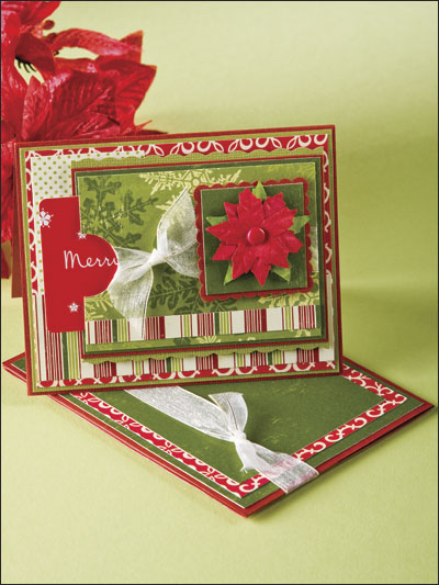 Poinsettia Gift Card & Envelope