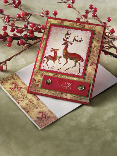 Reindeer Joy Card