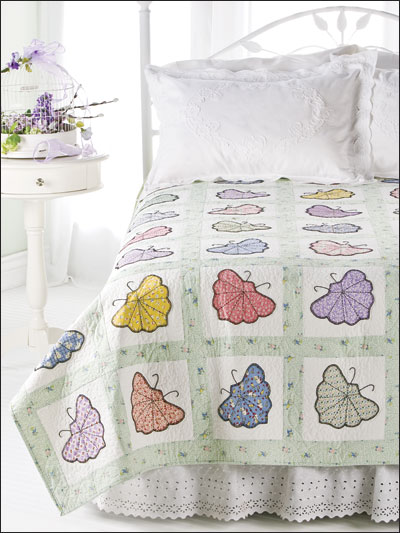 Butterfly Bedspread Quilt Pattern