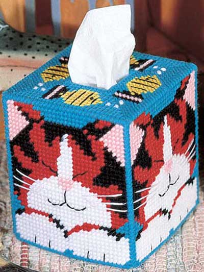 Dreaming Cat Tissue Box Cover