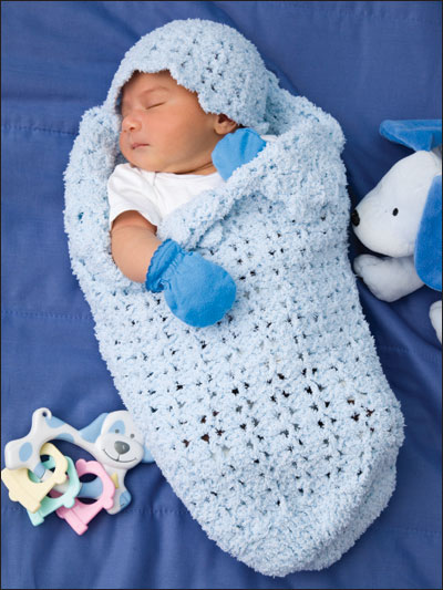 Shell Stitch Papoose & Hat
