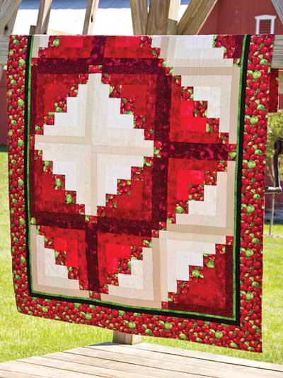 Cabin in the Orchard Quilt Pattern
