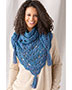 Blue Horizon Shawl Crochet Pattern