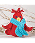 Snowbird Ornament Crochet Pattern
