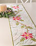 Holiday Florals Table Runner Quilt Pattern