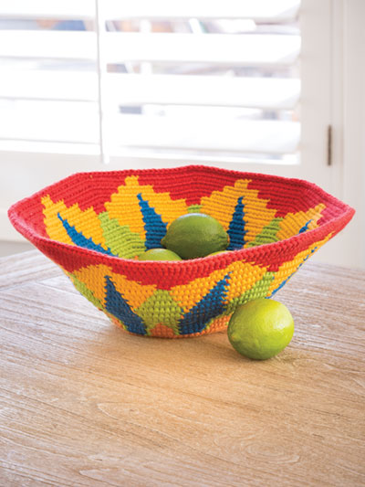 ANNIE'S SIGNATURE DESIGNS: Blooming Bowl Crochet Pattern
