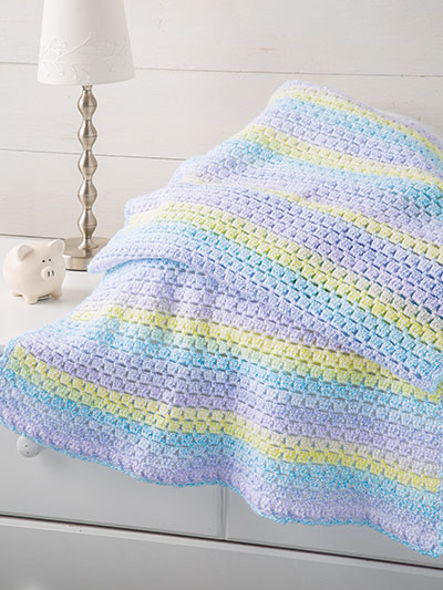 Painted Boxes Baby Blanket Crochet Pattern