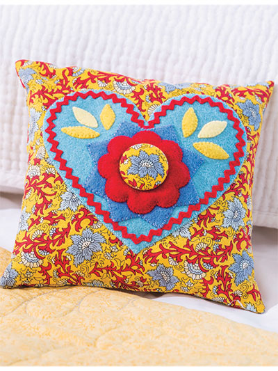Provencal Lavender Sachet Pillow Quilt Pattern