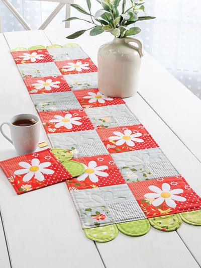 Daisy Fields Table Set Sewing Quilt Pattern