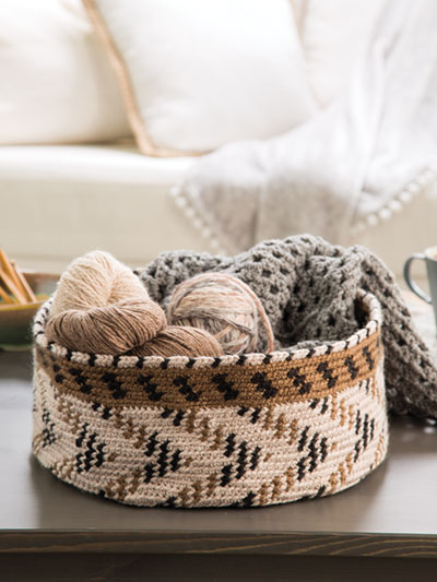 Out of Africa Basket Crochet Pattern