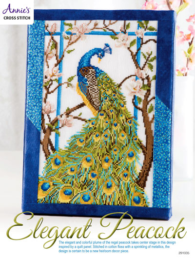 Elegant Peacock Cross Stitch Pattern