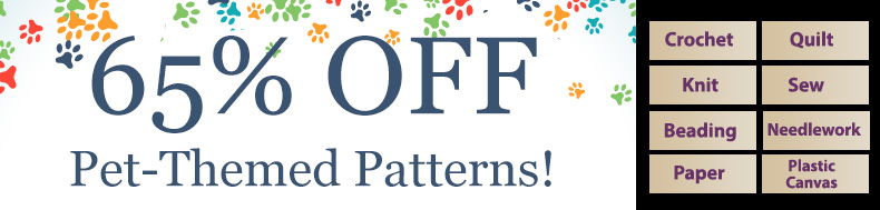 *Offer valid on select e-patterns through January 26, 2023 at 6:00 a.m. ET, only at e-PatternsCentral.com.