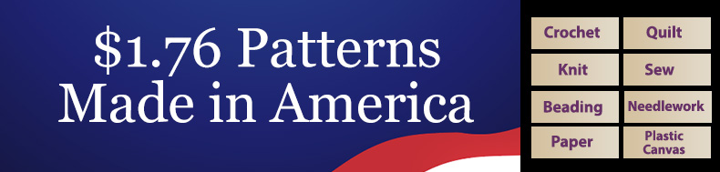 *Offer valid on select e-patterns through August 17, 2022, at 6:00 a.m. ET, only at e-PatternsCentral.com.
